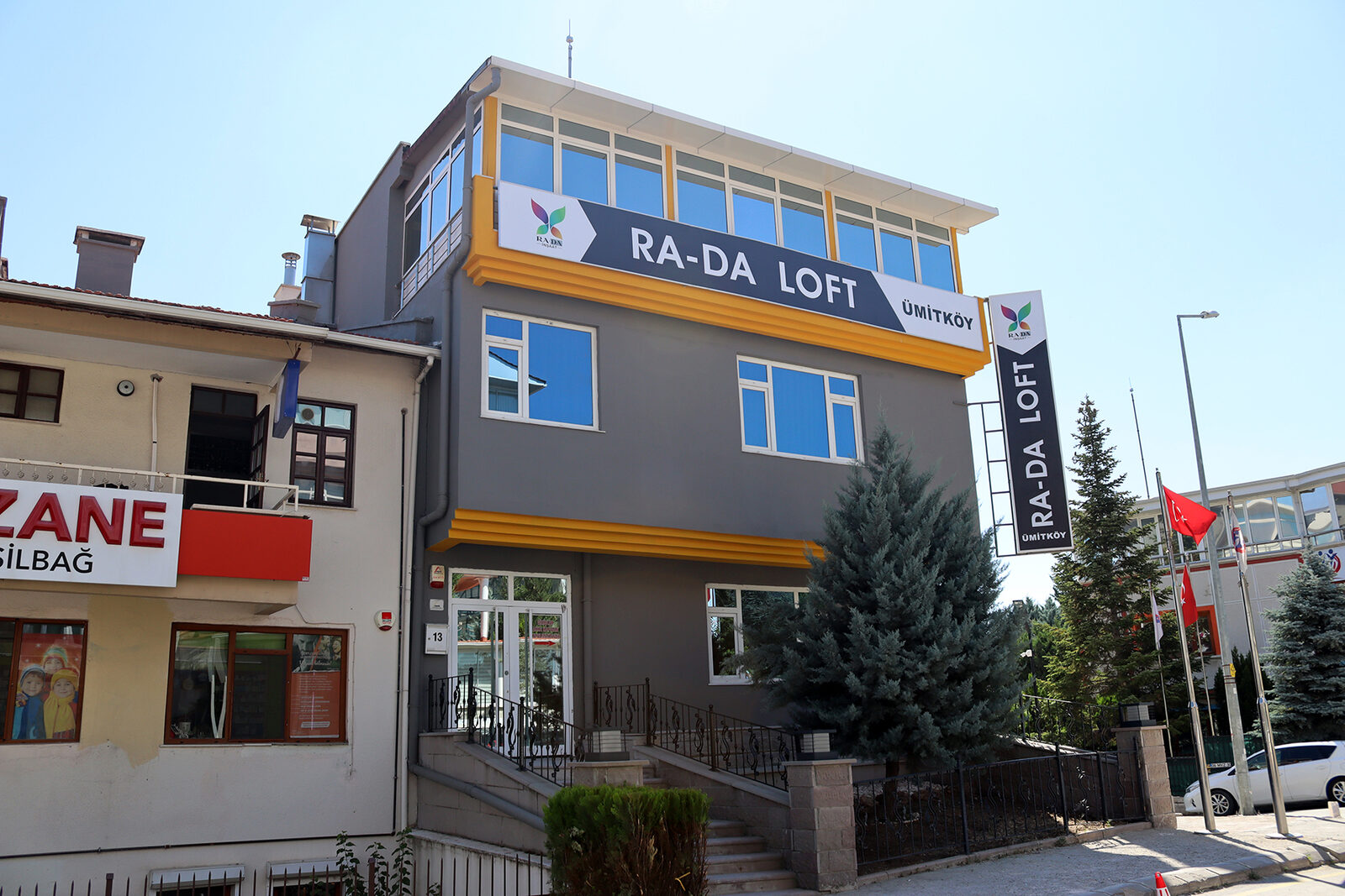 Rada Loft yurdunun bulunduğu Mutlukent çevresi